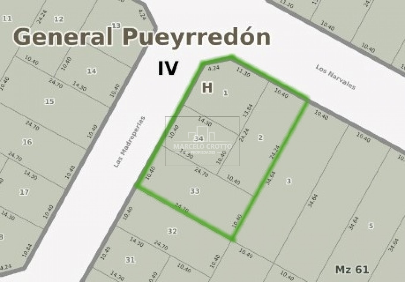 VENTA 4 LOTES EN BLOCK O SEPARADOS BARRIO PLAYA LOS LOBOS CHAPADMALAL