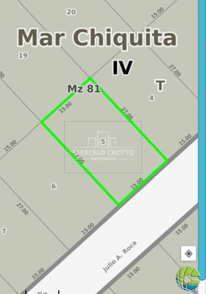 LOTE EN VENTA CAMET NORTE 