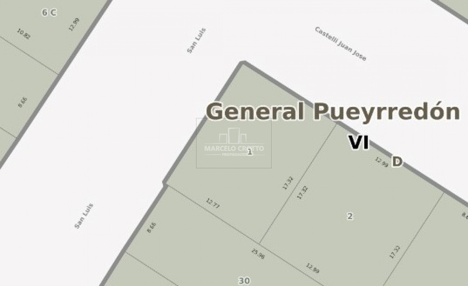 VENTA LOCALES MAS VIVIENDA DE 4 AMBIENTES APTO DESARROLLO ZONA SAN LUIS Y CASTELLI